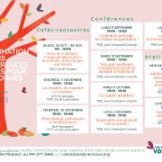 Programmation d'ateliers automne 2023